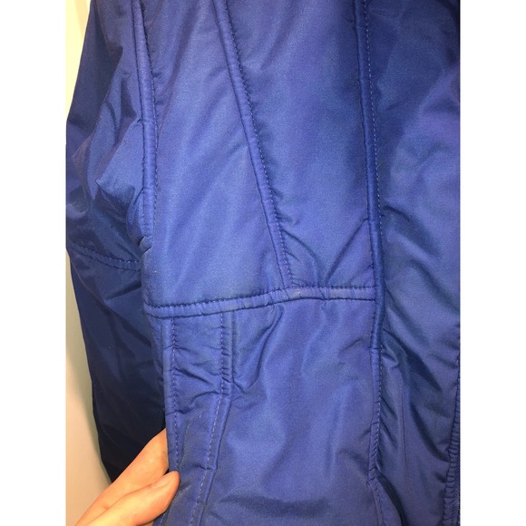 Vintage High Sierra Jacket Adult Blue Medium‎ Winter Ski Softshell Bomber Fleece - Picture 5 of 8